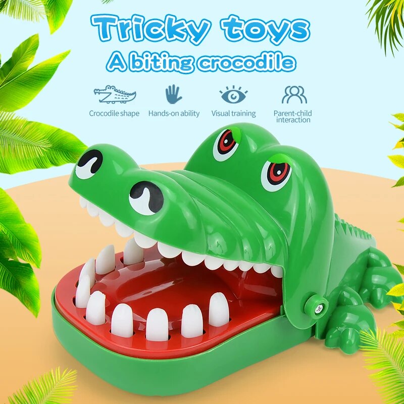 Crocodile Crunch Finger Biting Game: Fun Stress Relief for Kids & Adults