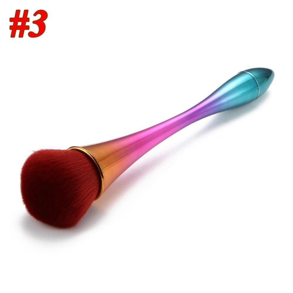 1Pc Varied Colorful Face Makeup Brushes Soft Contour Powder Blush Cosmetic Founation Brush - MRSLM