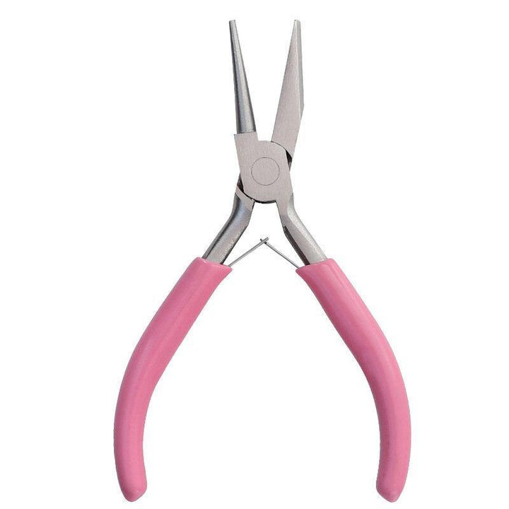 5 Inch Mini Winding Pliers Jewelry Pliers Semi-slot Semi-round Mouth Tool Pliers DIY Handmade Accessories