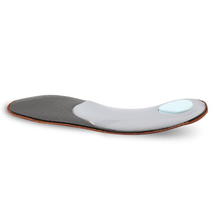 1Pair Full Length Foot Orthotic Shoe Insoles Insert Leather Arch Support Pads