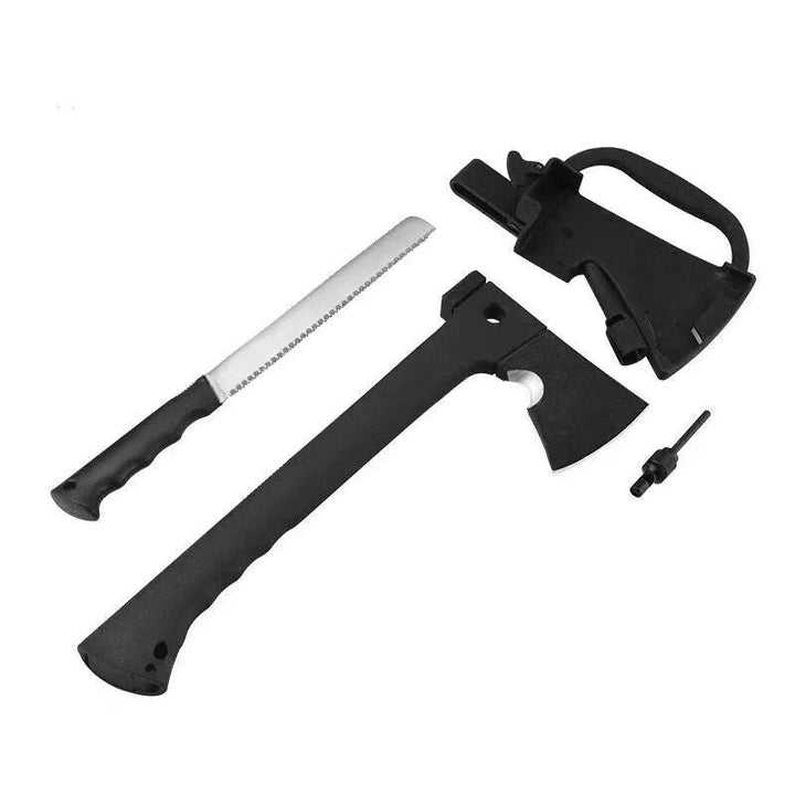 Multifunctional Stainless Steel Outdoor Axe with Lifesaving Whistle