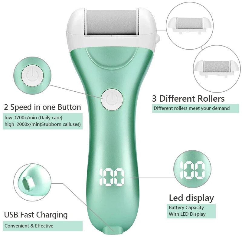 USB Rechargeable Electric Foot File