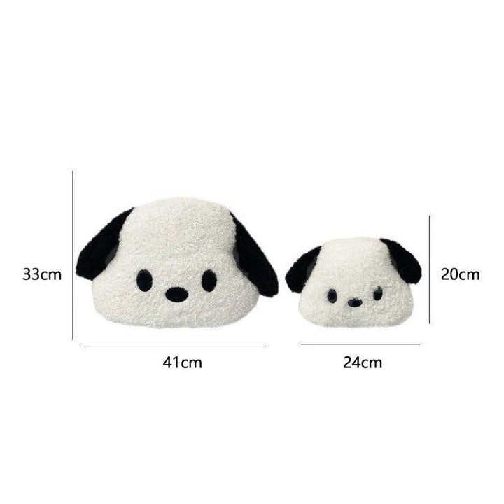 Plush Pochacco Anime Car Headrest & Lumbar Support Pillow