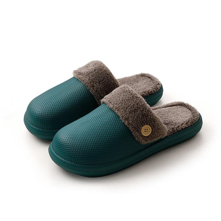 Home Household Couple Non-slip Cotton Slippers