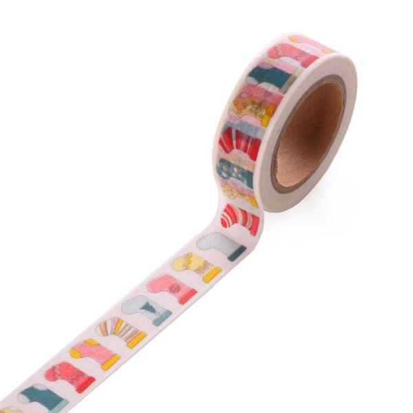 Creative Christmas Tree Santa Claus Tape Decorative Adhesive Washi Tape Masking Sticker DIY Tools