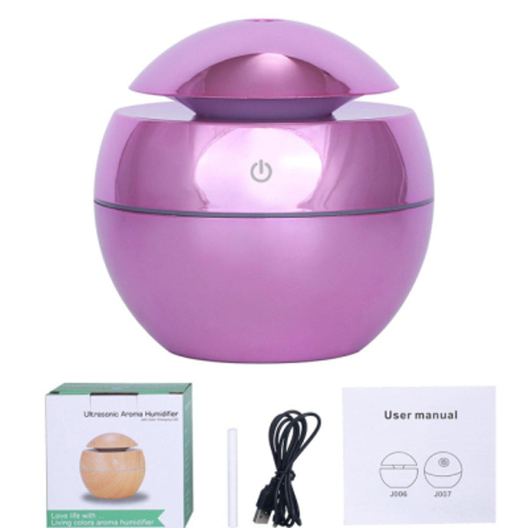 130ML LED Light Ultrasonic Humidifier Aroma Essential Steam Diffuser Air Purifier Home Office USB Charging - MRSLM