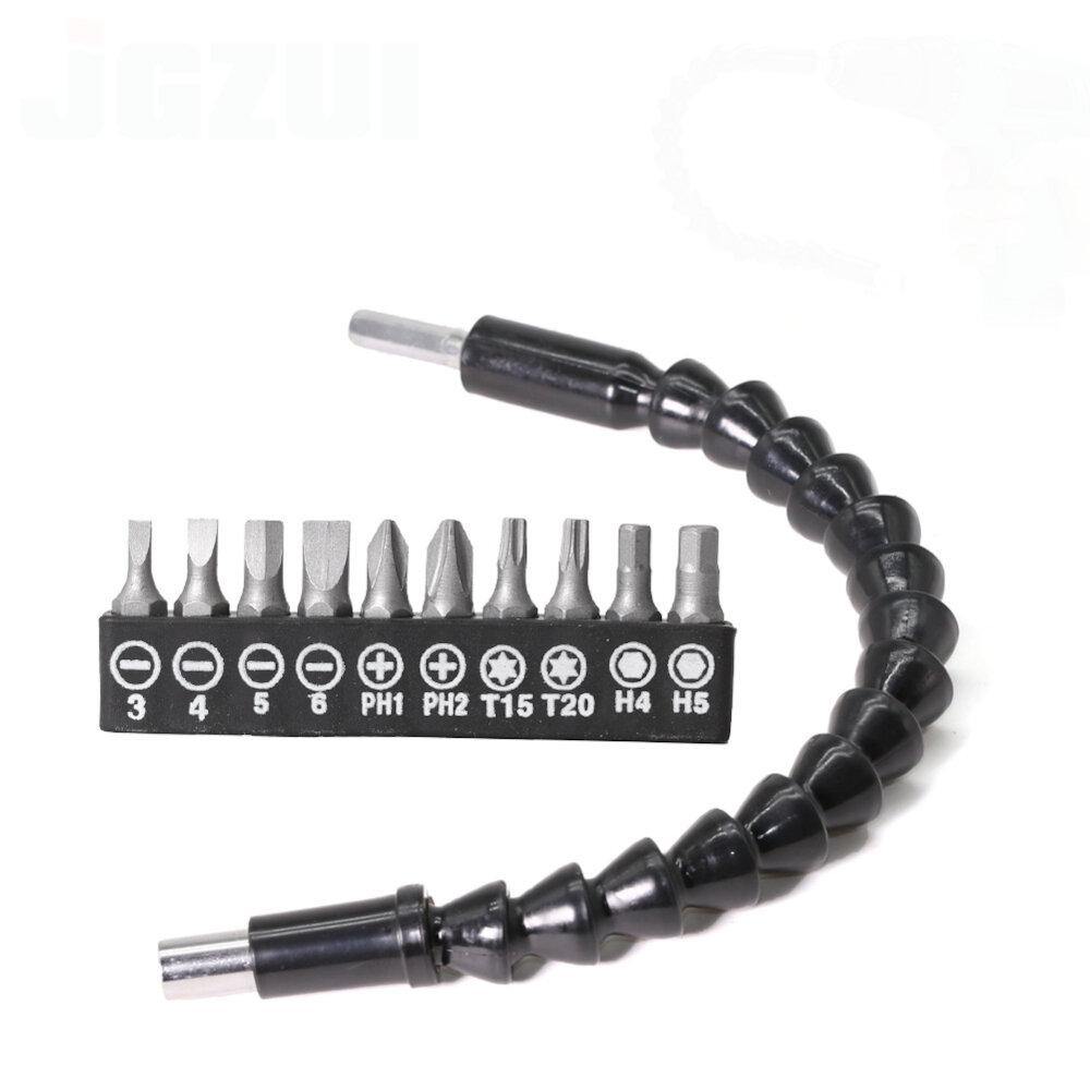 295mm Flexible Shaft Tool Electronics Drill Screwdriver Bit Holder Connect Link Multitul Hex Shank Extension Snake Bit