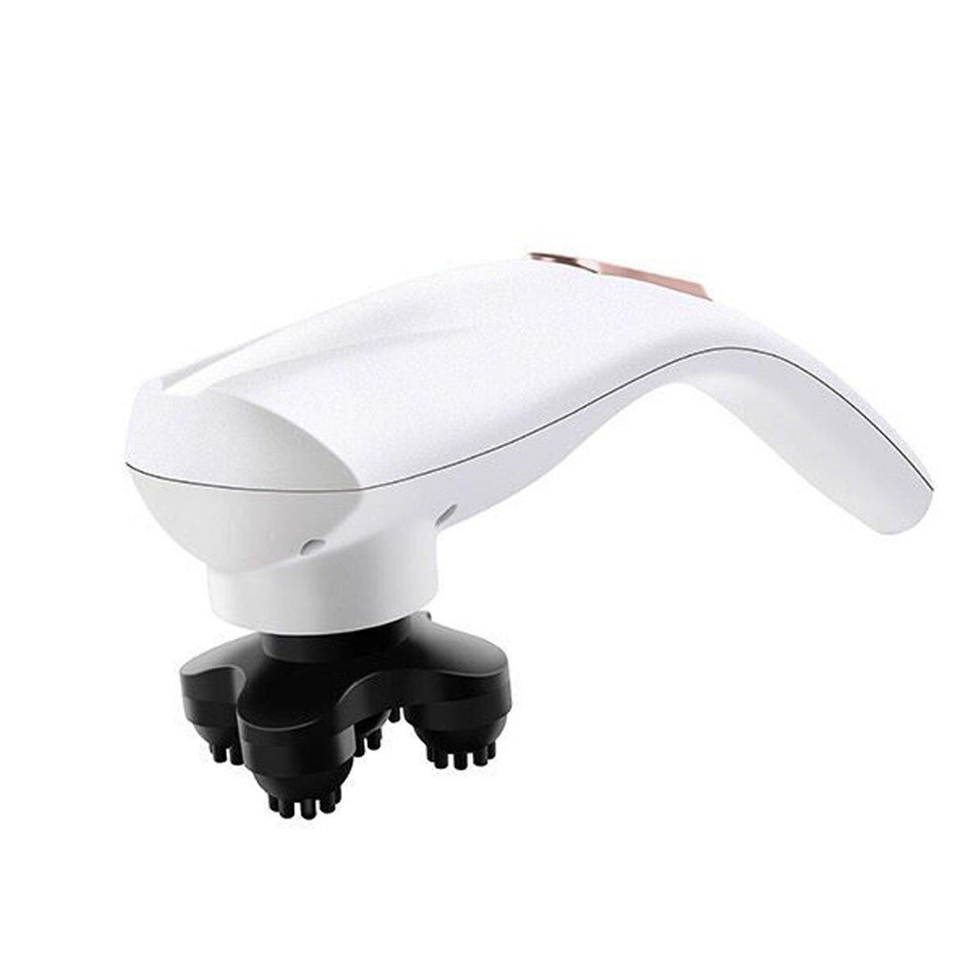 110V 2000mAh Electric Massager Wireless Handheld Full Body Neck Shoulder Massager + 6 Massage Heads