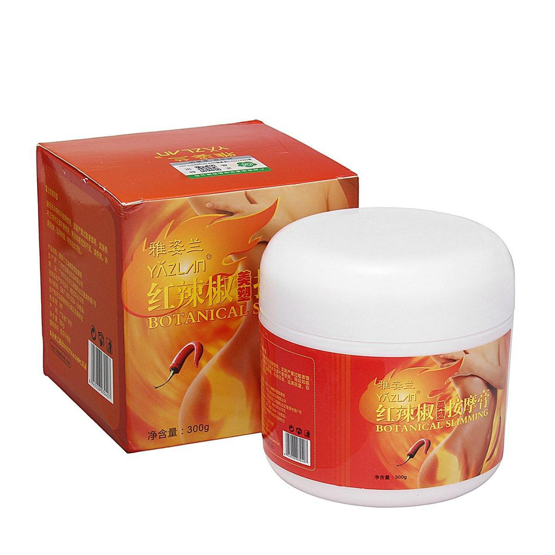 300g Red Chili Slimming Cream Portable Body Waist Slimming Fat Burner Anti-Cellulite Cream