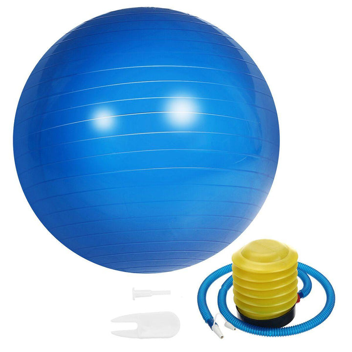 85CM Exercise Gym Yoga Ball Fitness PregnancyBirthing Anti Burst + Pump