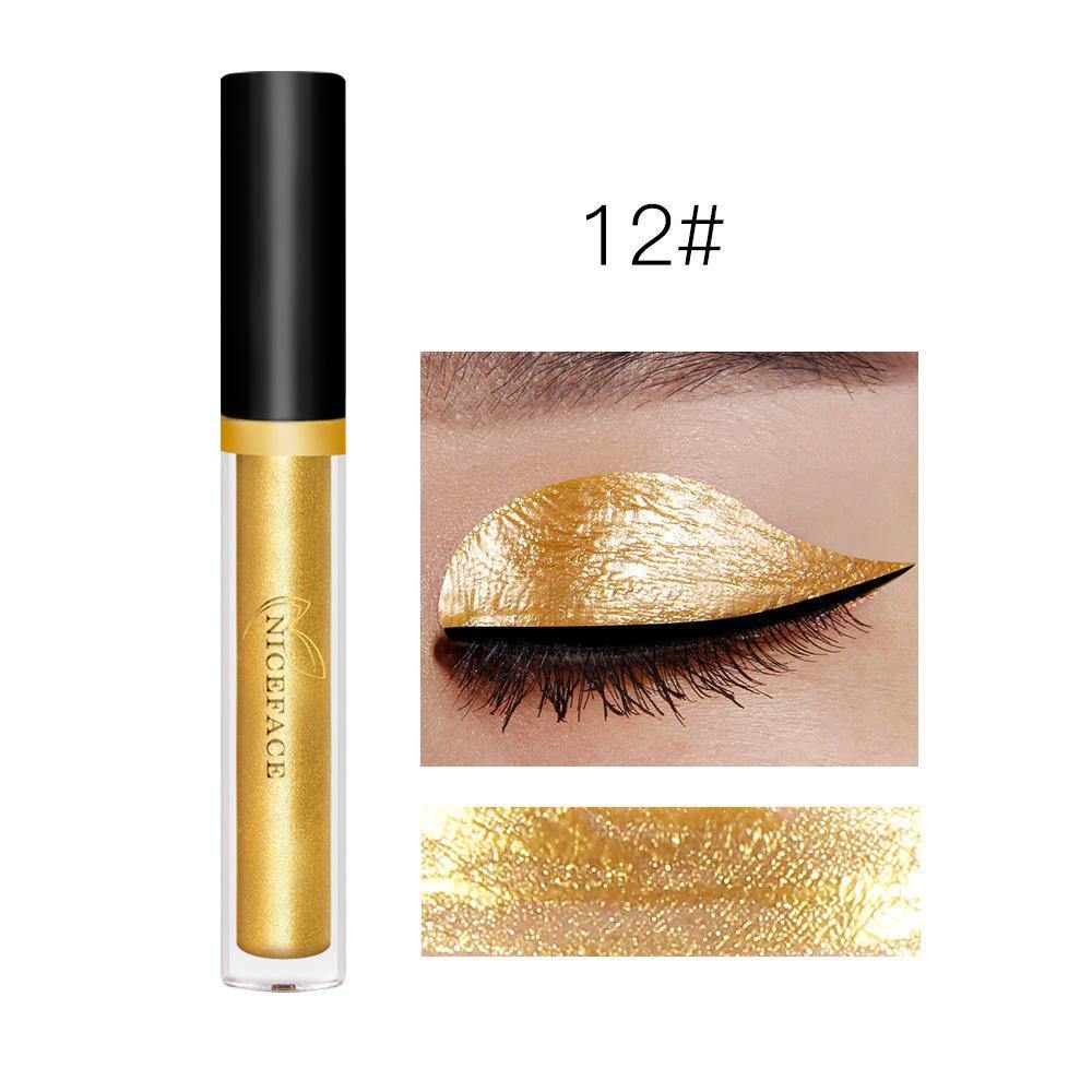 17 Colors Liquid Eye Shadow Diamond Shimmer Glitter Eye Highlighter Makeup Long-Lasting - MRSLM