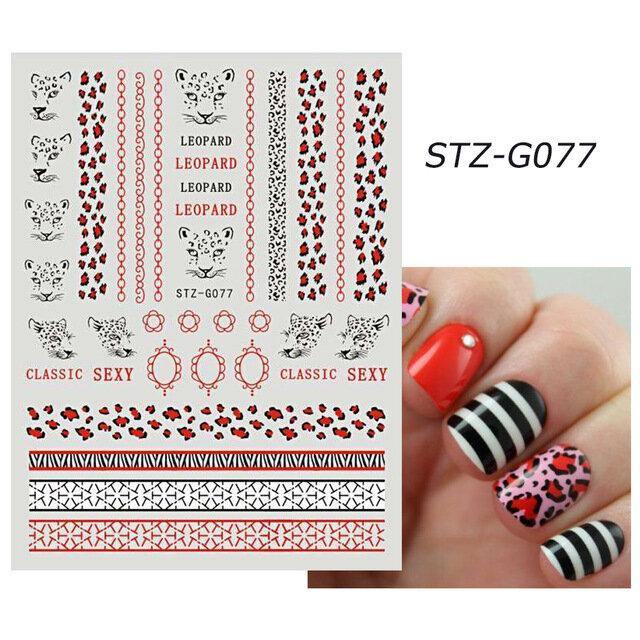 3D Nail Art Stickers Rose Cupid Eros Love Lip Adhesive Valentine's Day Stickers