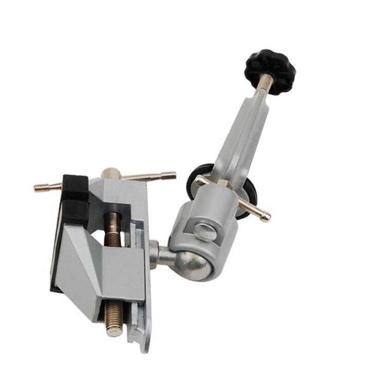 Aluminum Alloy 360 Degree Rotating Mini Vise Tool Home Use Small Jewelers Hobby Clamp On Table Bench Vice Lathe