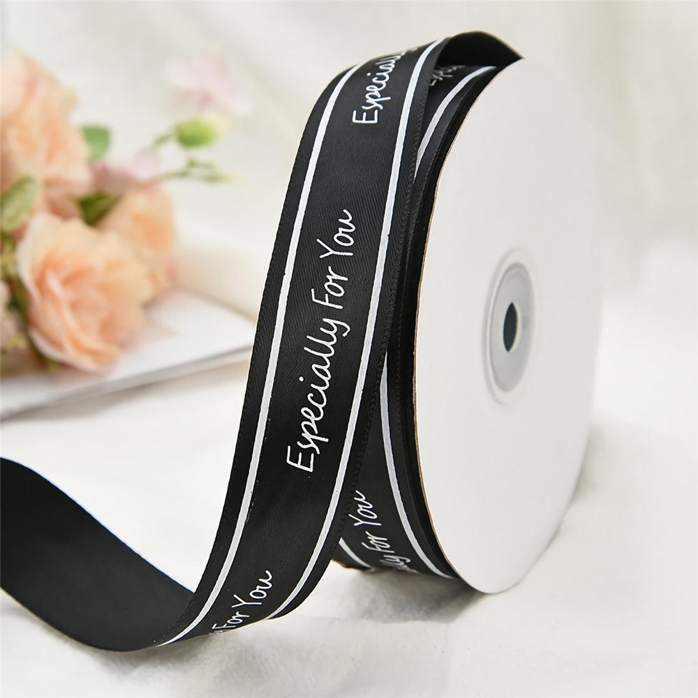 2.5cm Especially For You Printed Satin Ribbon Gift Flowers Packing Belt for Wedding Party Decorations DIY Crafts Ribbon