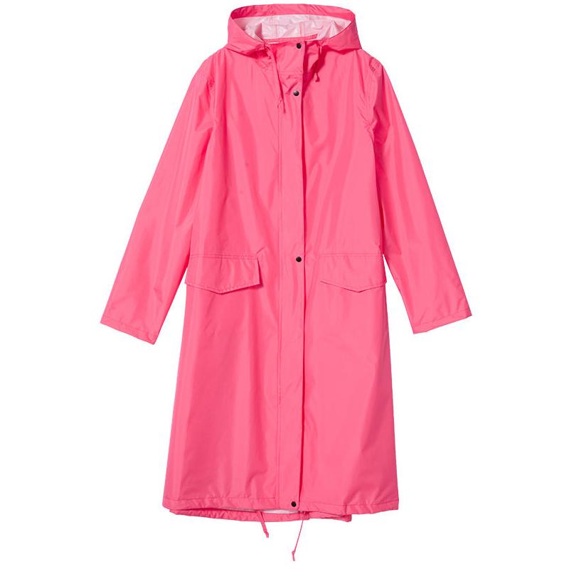 Stylish Long Hooded Waterproof Rain Jacket for All Seasons