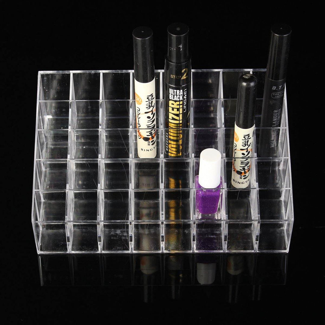 40 Clear Acrylic Lipstick Holder Stand Display Cosmetic Makeup Case Acrylic Cosmetic Organizer