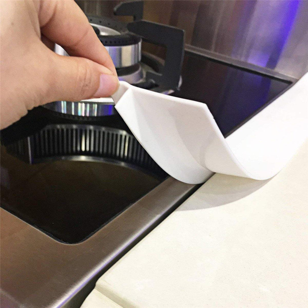 2pcs Silicone Stove Counter Gap Cover Heat Resistant Gap Filler Seals Kitchen Gap 21 Inch