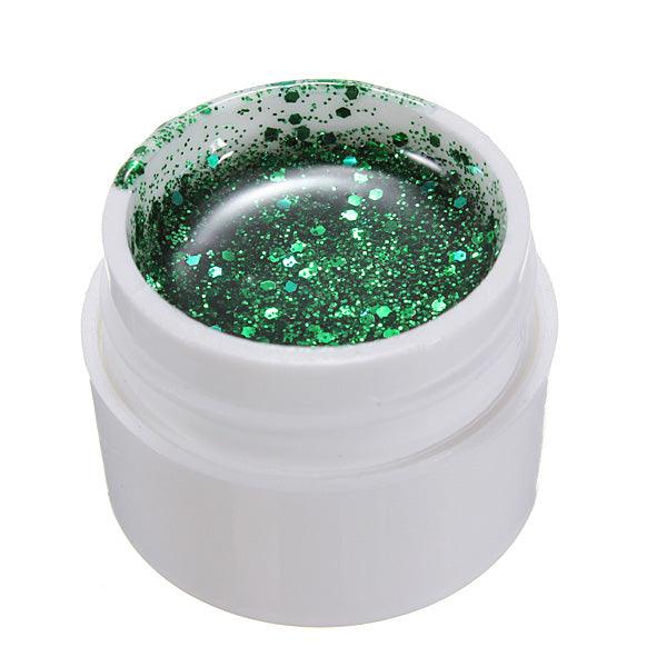 12 Colors Glitter UV Gel Builder Polish Set