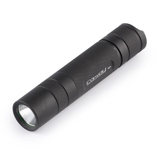 Convoy S2+ Black L2 7135x8 3/5mode EDC LED Flashlight 18650