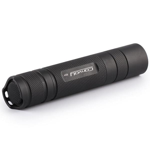 Convoy S2+ Black L2 7135x8 3/5mode EDC LED Flashlight 18650