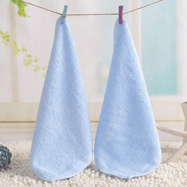 25*25cm Bamboo Fiber Antibacterial Handkerchief Absorbent Soft Baby Face Towel - MRSLM