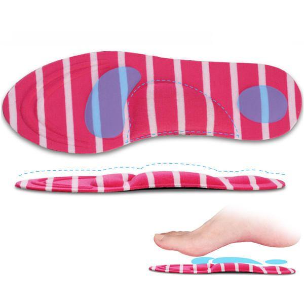 3D Sponge Arch Support Insoles Damping Insole Pain Relief Pad Cushion