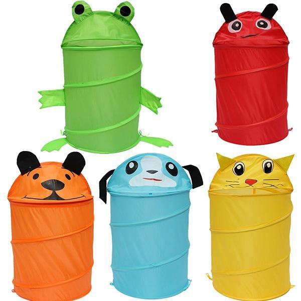 32x45cm Foldable Animal Design Laundry Bag Bathroom Dirty Clothes Casket