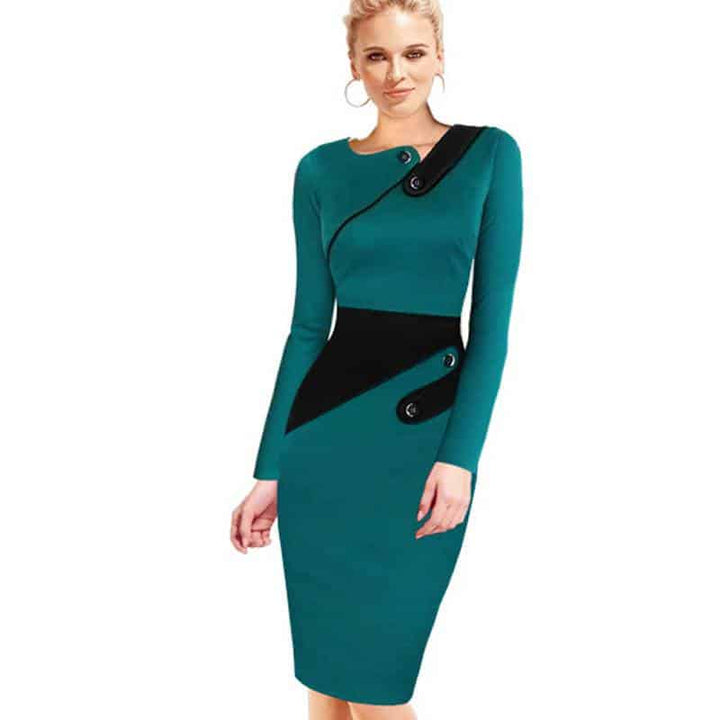 Women's Office Style Pencil Dress