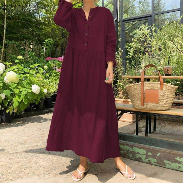 Women's Pure Cotton Maxi Dress