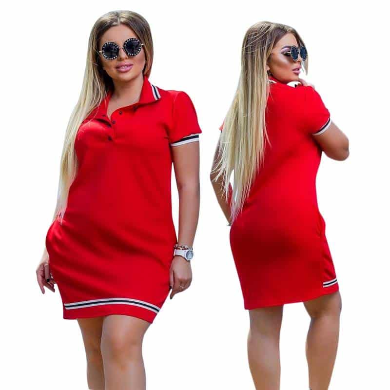 Women's Sport Style Oversized Mini Dress