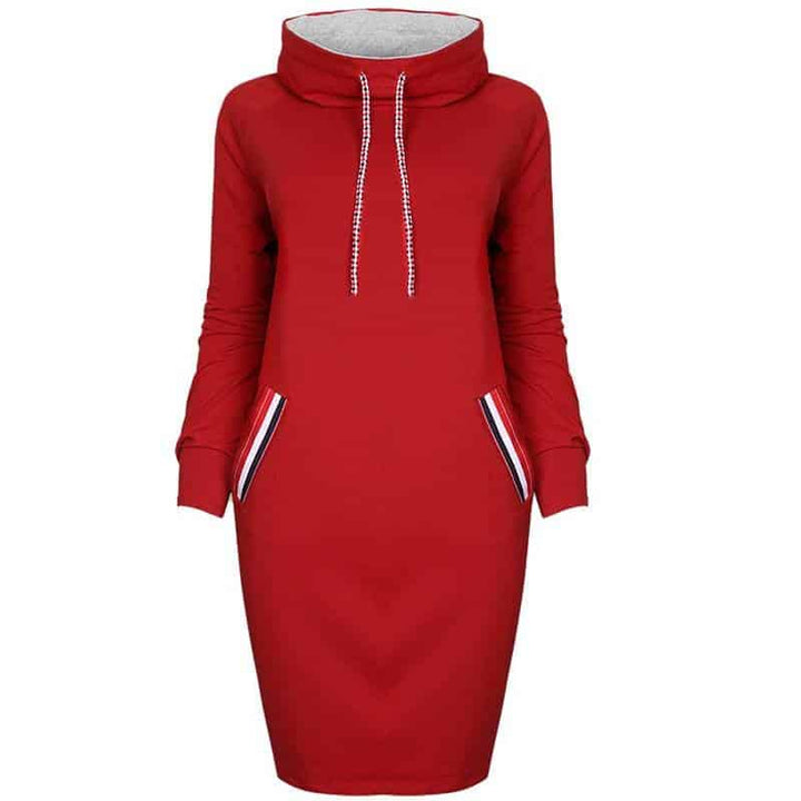 Women's Sport Style Striped Trim Dress