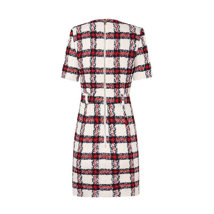 Women's Stylish Plaid Dress