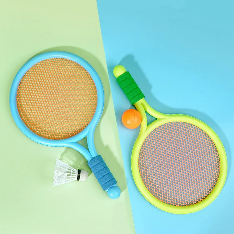 Kids Badminton and Tennis Racket Set