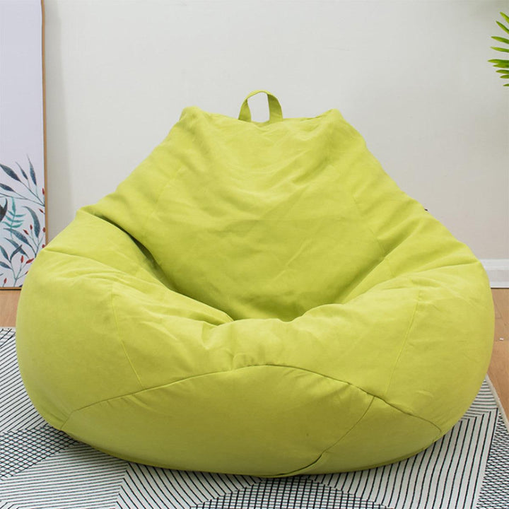 2 Sizes Large Bean Bag Chair Couch Sofa Covers Indoor Lazy Lounger For Adults Baby Seats Protector