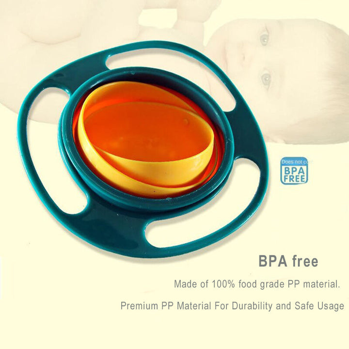 360¬∞ Spill-Proof Gyroscopic Toddler Bowl