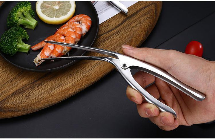 304 Stainless Steel Peeling Shrimp Artifact Practical Peeling Shrimp Pliers Open Shrimp Peeling Skin Shrimp Shrimp Crayfish Kitchen Gadgets Pliers Tool