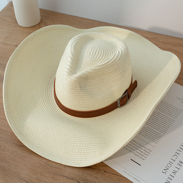 Stylish Natural Paper Western Cowboy Hat