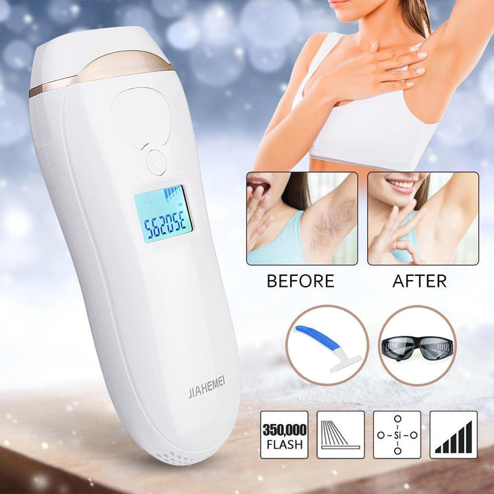 350000 Pulses IPL Laser Epilator Full Body Permanent Hair Removal Women Men Depilatory Kit