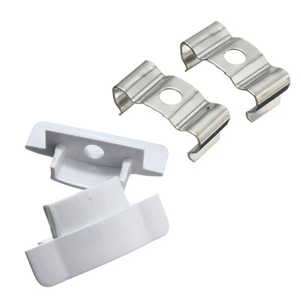 1X 5X 10X LUSTREON 50CM Aluminum Channel Holder For LED Strip Light Bar Under Cabinet Lamp