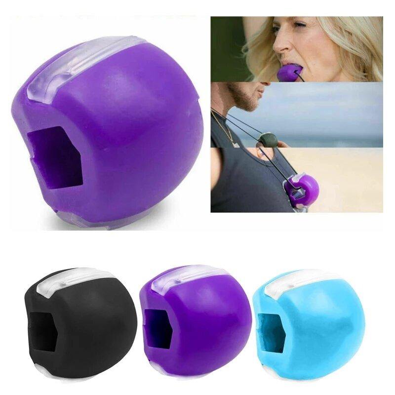 1Pc Muscle Training Ball Silicone Chewing Ball Muscle Shaping Jaw Training Device