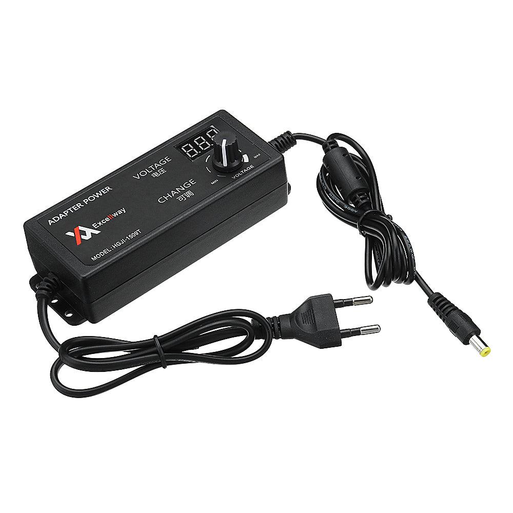 Excellway¬Æ 4-24V 2.5A 60W AC/DC Adjustable Power Adapter Supply EU Plug Speed Control Volt Display