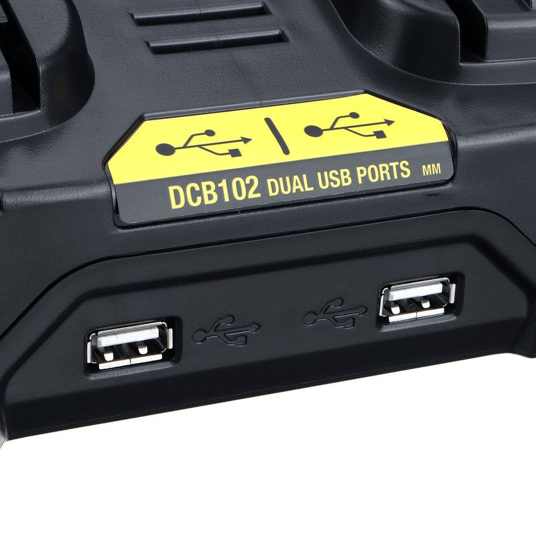 Dual Charger DCB200 DCB115 Lithium-Ion Battery DCB112 DCB105/015 Power Tool Battery Charger