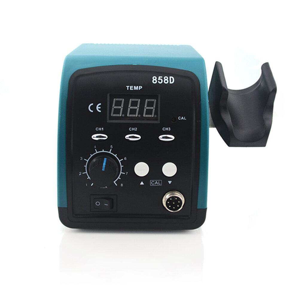 858D 750W Hot Air Heater LED Digital Lead-free BGA Rework Soldering Station SMT Desoldering Station 220V/110V