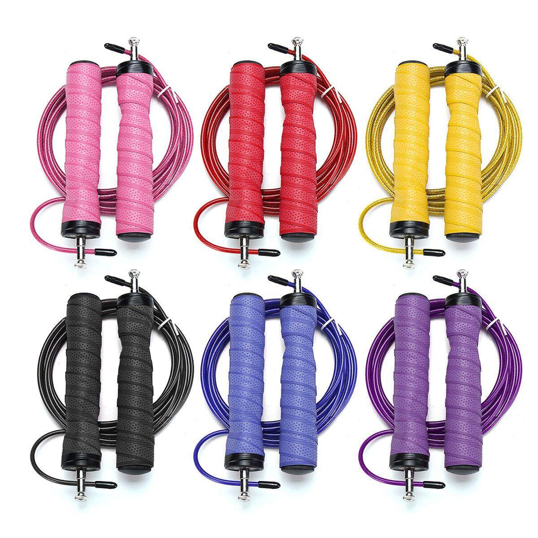 Adjustable Skipping Rope Fitness Speed Jump Ropes Gym Boxing Wrap Rope Jumping