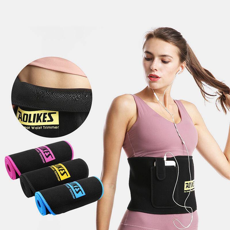 Adjustable Color Warm Waistband Sweat Waistband Belt