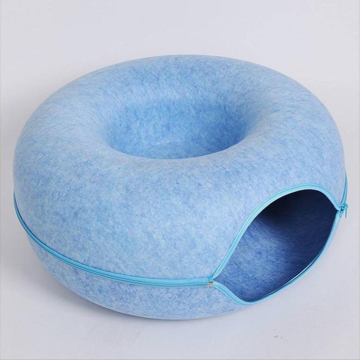 Foldable Felt Cat Tunnel Bed