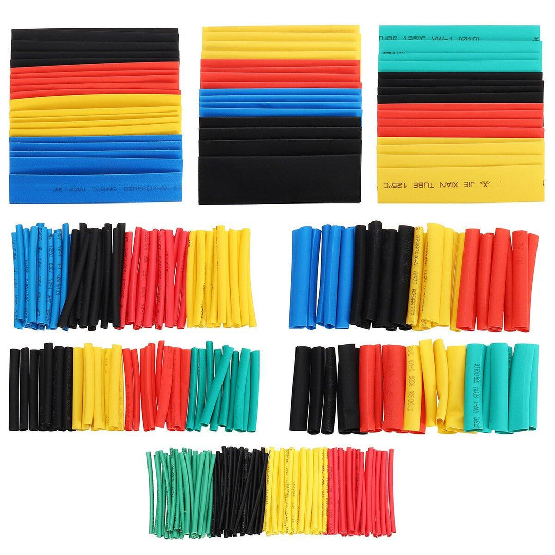 328pcs Heat Shrink Tubing Insulation Electrical Shrinkable Tube Sleeve Cable 2:1 - MRSLM