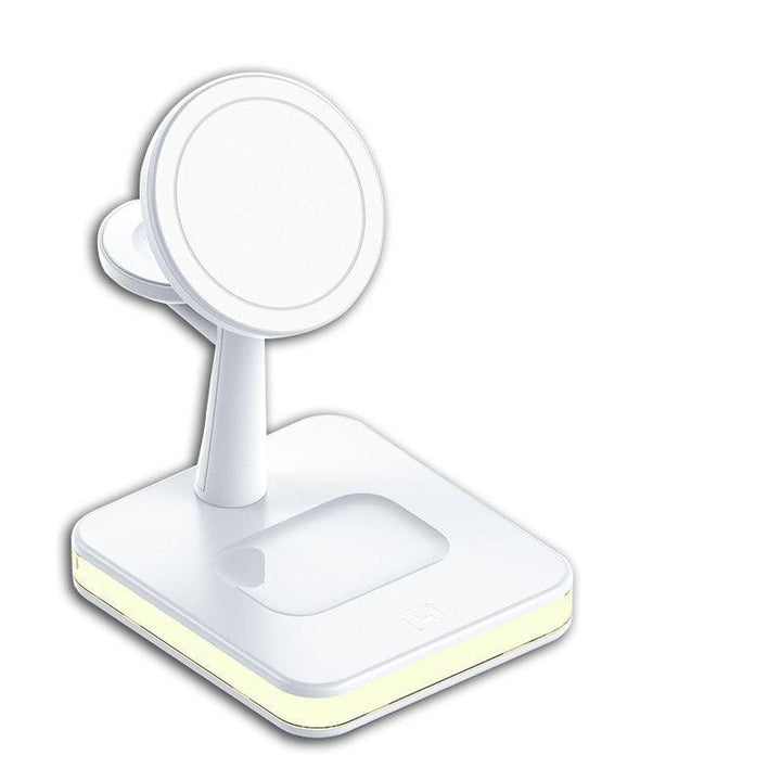 New Magnetic Wireless Charger Three-in-One Night Light Phone Holder