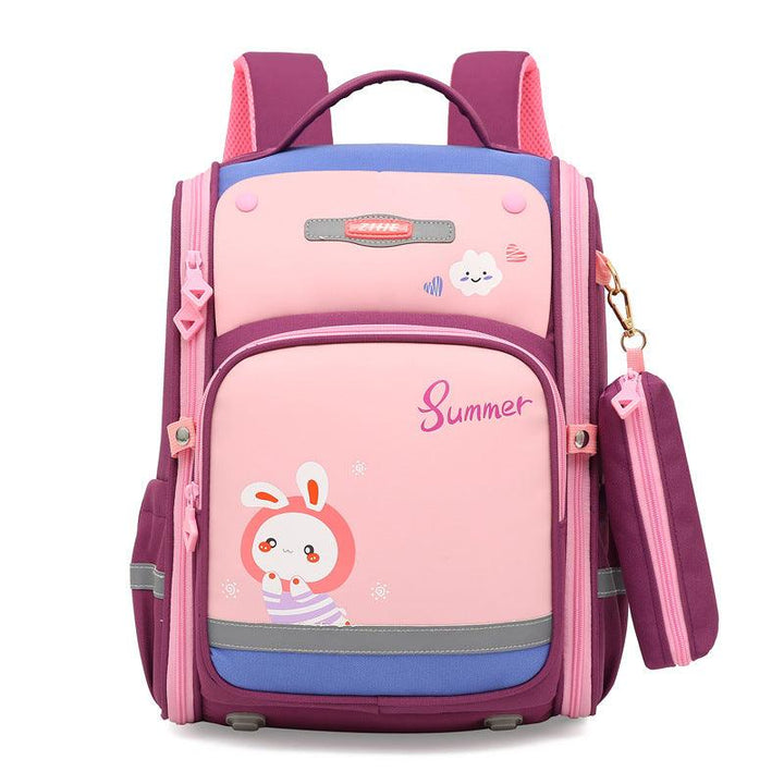 Primary School Cartoon Ultra-light Spine Protection Schoolbag - MRSLM