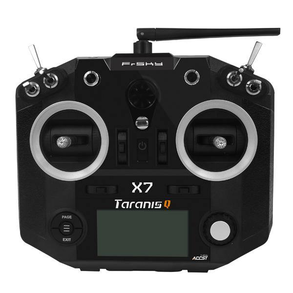 FrSky ACCST Taranis Q X7 Transmitter 2.4G 16CH Mode 2 White Black International Version for RC Drone